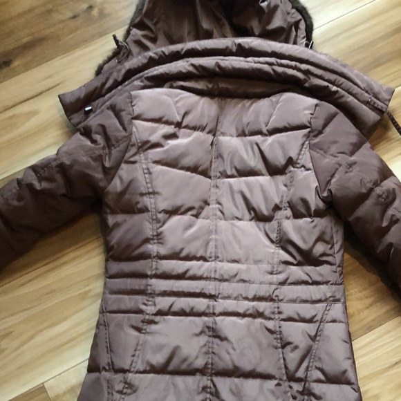 Laundry by shelling segal fur hooded puffer coat - Picture 5 of 7